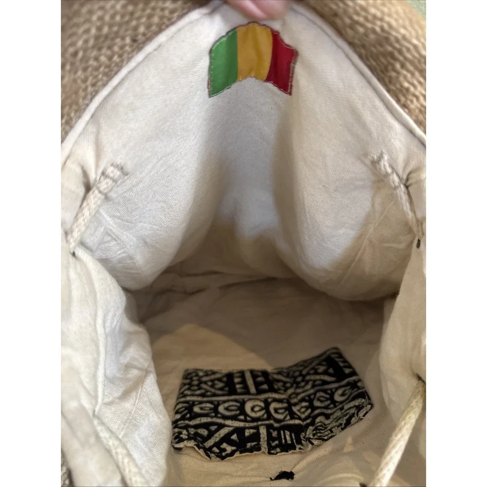 Taaluma Totes Mali Travel Computer Backpack Hawaiian Black & White Print